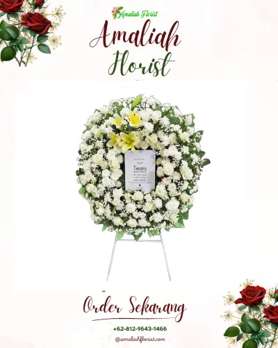 Krans Bunga Duka Cita di Jambuwer